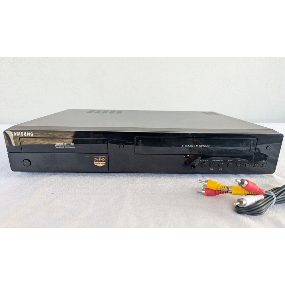Samsung DVD-VR375  DVD/VCR Combo VHS To DVD Recorder Tested No Remote